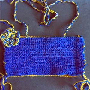 Cute warriors two tone halter crop top